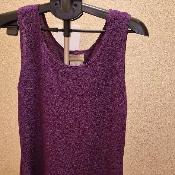 Coldwater Creek Purple Sheath Midi Dress - Picture 3 of 4